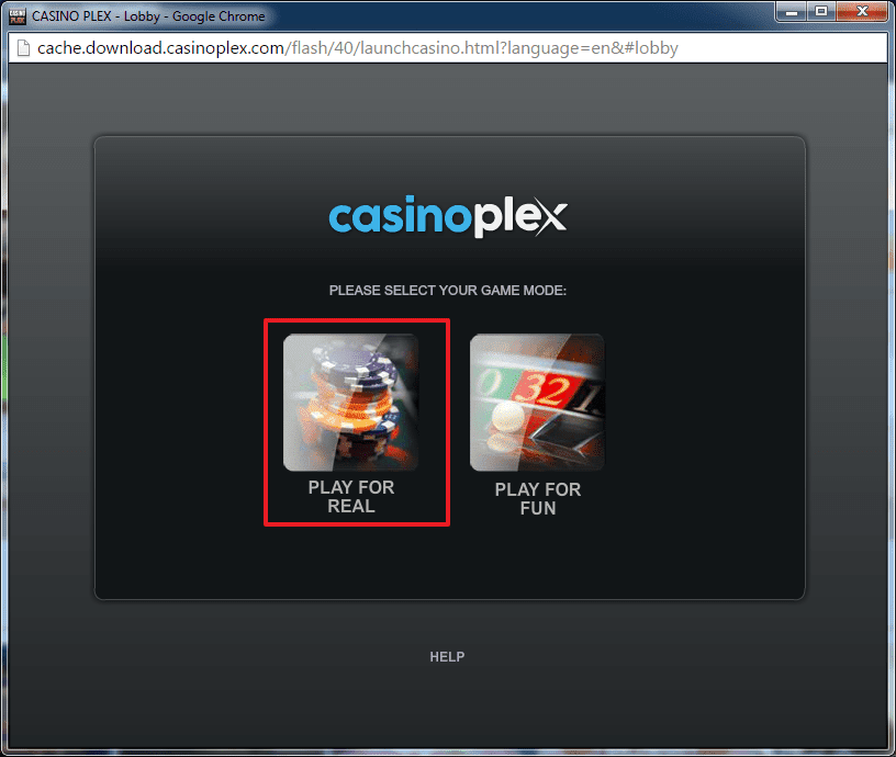 Casino Plex login 2
