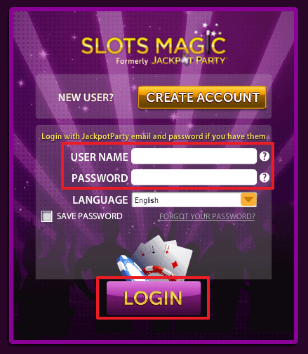 Slots Magic login 2