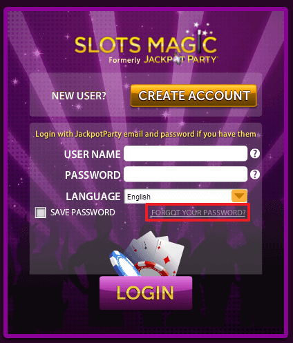 Slots Magic login 3